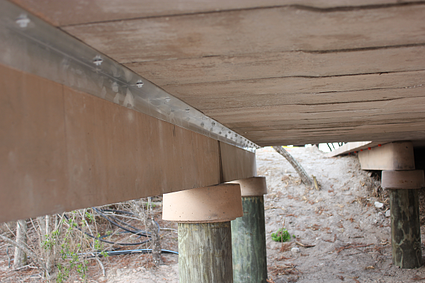 boardwalk uplift angles