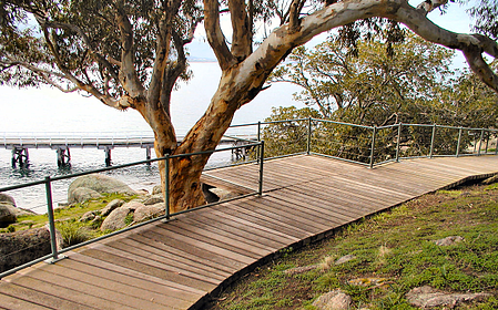 no maintenance concrete boardwalk