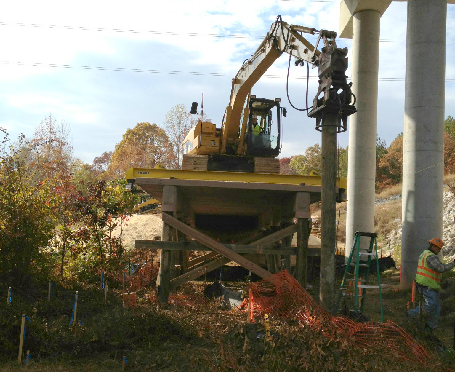 driven timber piling driven timber piling