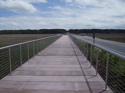 multi use path concrete boardwalk chincoteague