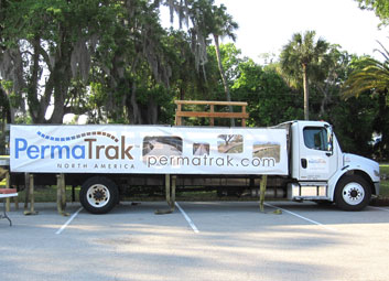 permatrak east coast road tour truck display