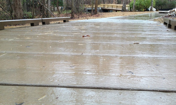 Concrete Boardwalk Tread Surfaces and Color Palette