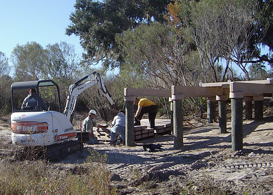 boardwalk construction excavator resized 600