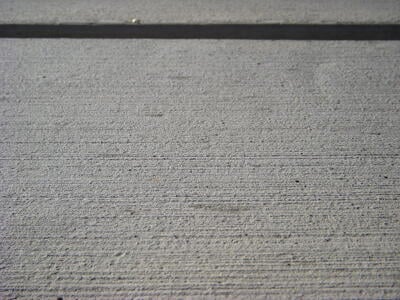 broom finish texture boardwalk surface