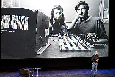 Steve Jobs apple circuit board
