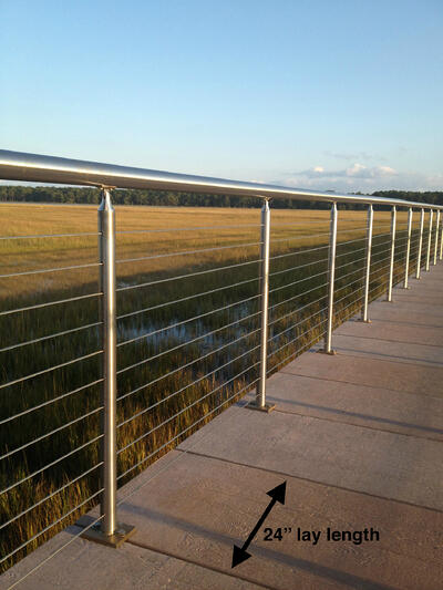 24'' lay length concrete treads