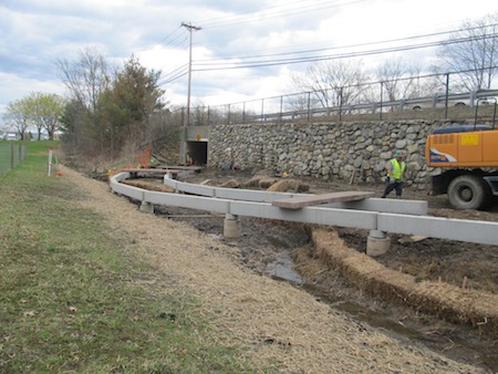 Norwottuck Rail Trail construction