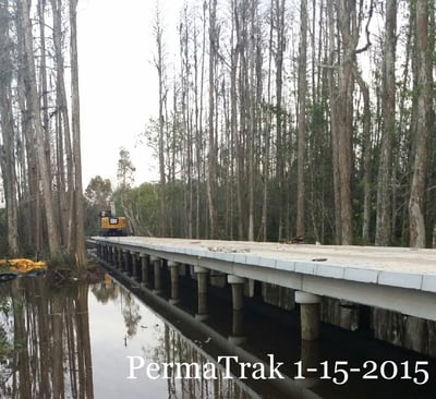 upper tampa bay trail boardwalk construction progress 1-30-15 