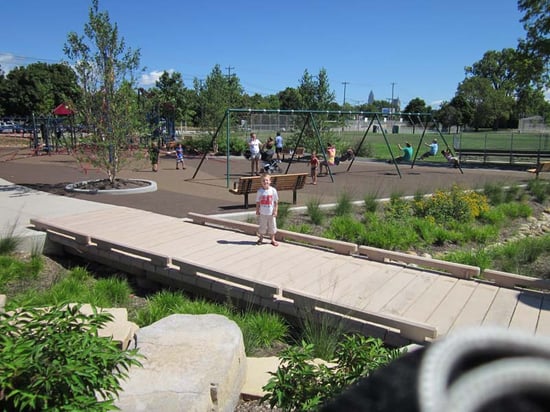 Pedestrian Bridges at Michael Zone Recreation Center Park