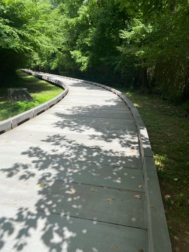 curved alignment golf cart bridges