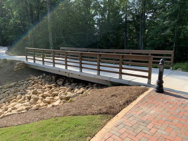 east village crossing permatrak golf cart bridge