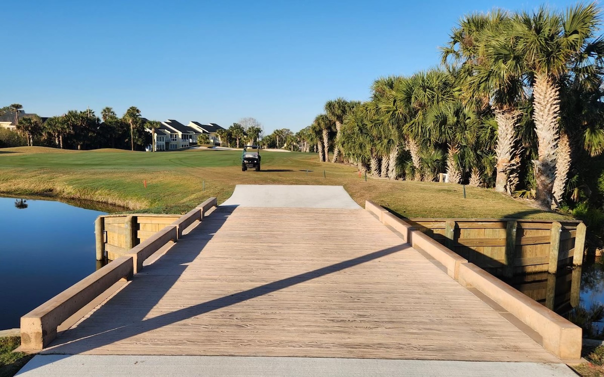 Sawgrass Golf Cart Bridge