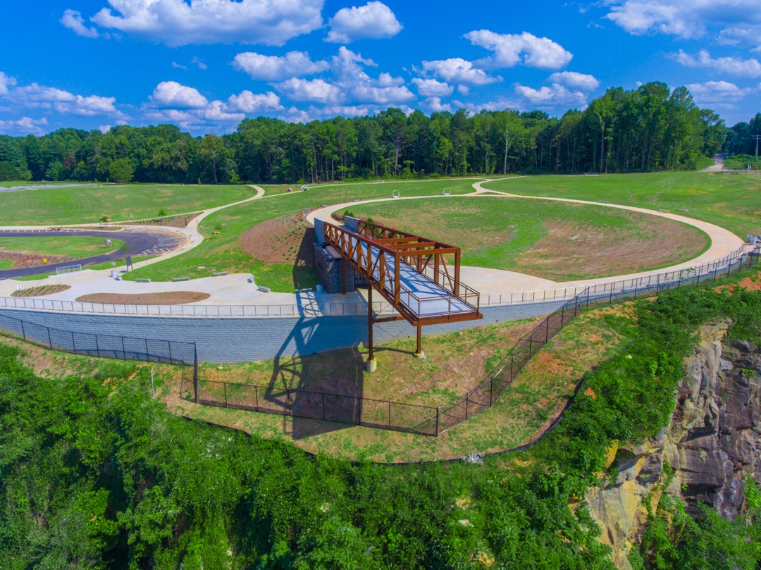 Pedestrian Bridges at Quarry Park WinstonSalem, NC