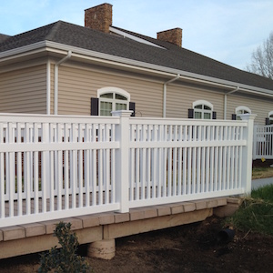 Railings and Curbs on PermaTrak Boardwalk System