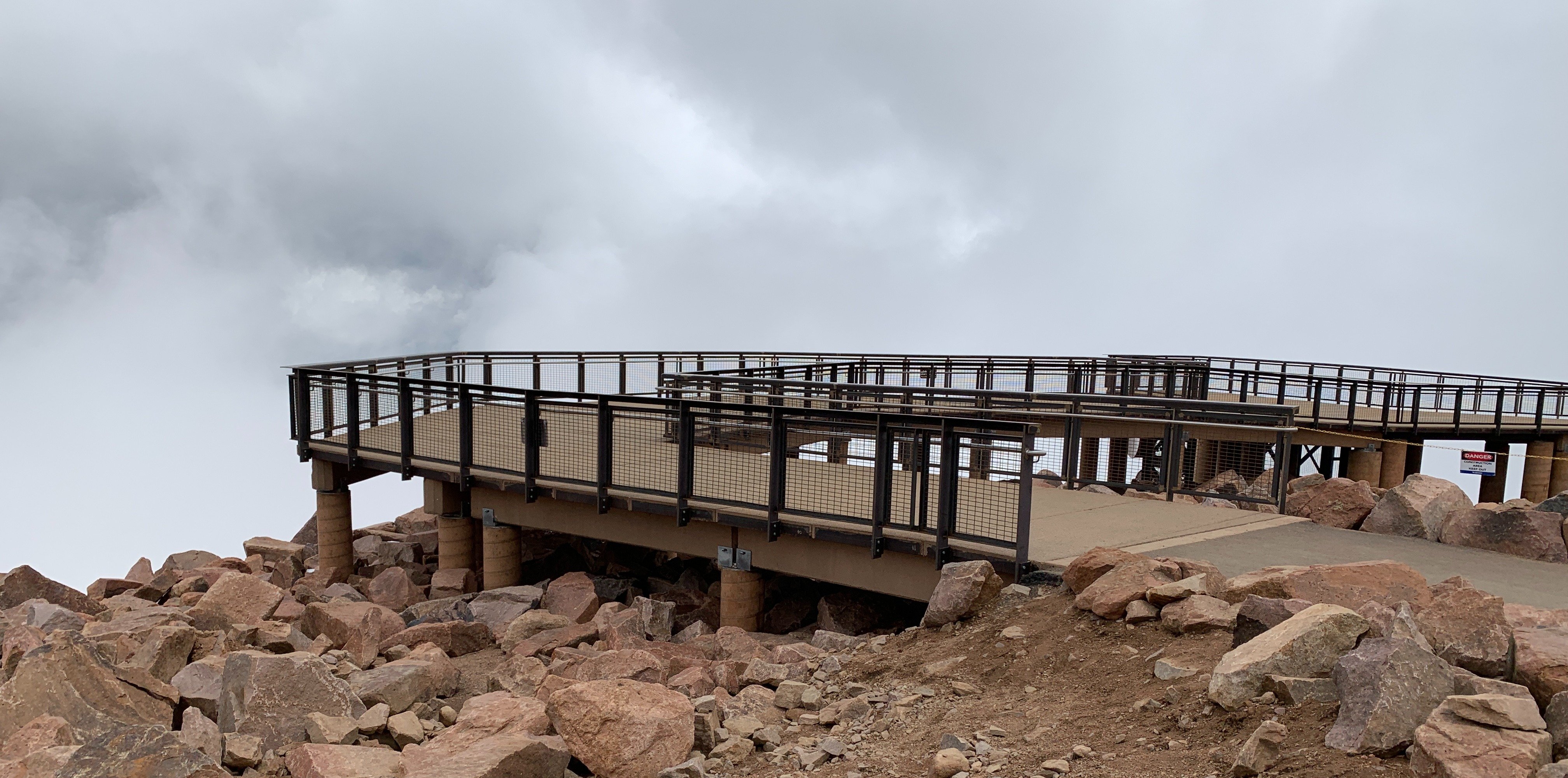 pikes peak summit complex concrete permatrak boardwalk