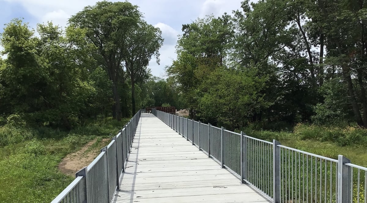 plum creek permatrak concrete boardwalk